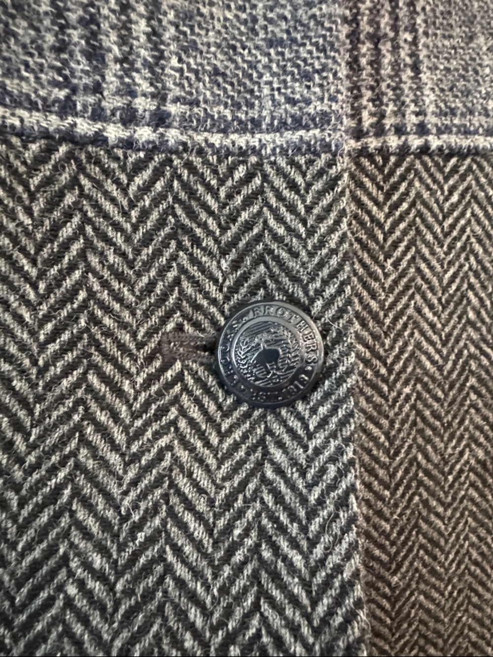 Brooks Brothers Gray Multi-Pattern Women’s Blazer - Picture 3 of 7